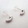 [Used] K18 Diamond Earrings/j109-1