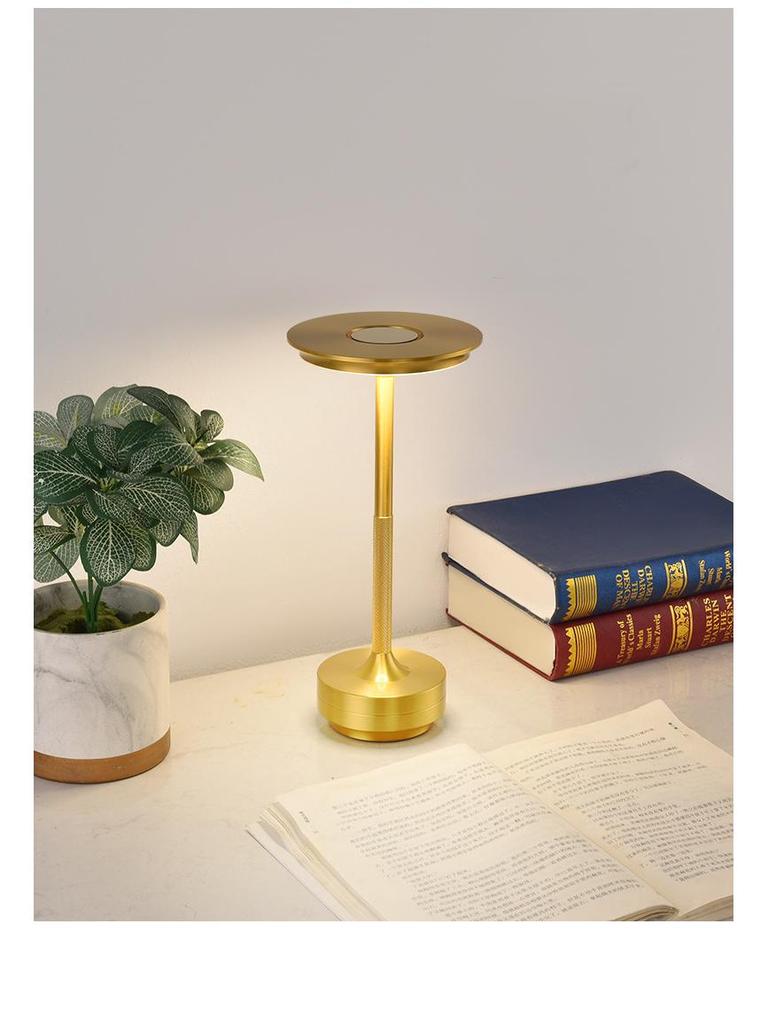 Luxury Rechargeable LED Bedside Table Lamp Atmosphere Night Light