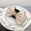 Autumn Winter Large Bow Hair Clip - High-End Japanese Korean Shark Clip for Women