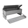 Automatic Chicken Feeder Steel Large Capacity Water Resistant Poultry Feeder Food Dispenser with Lid