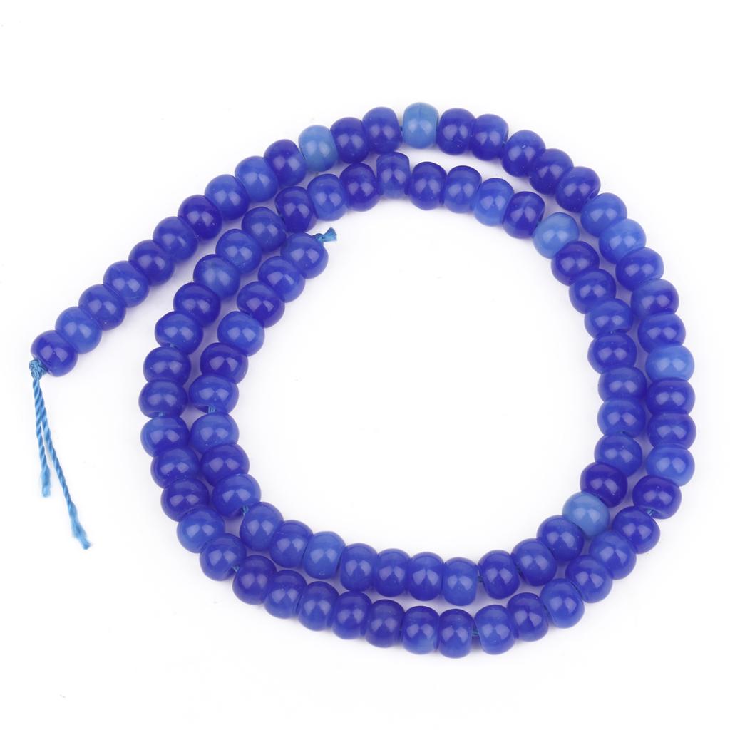 4x6mm 1pcs Natural Stone Beads Gradient Color Jades Chalcedony Abacus Loose Rondelle Beads For Jewelry Making DIY Earrings Bracelet