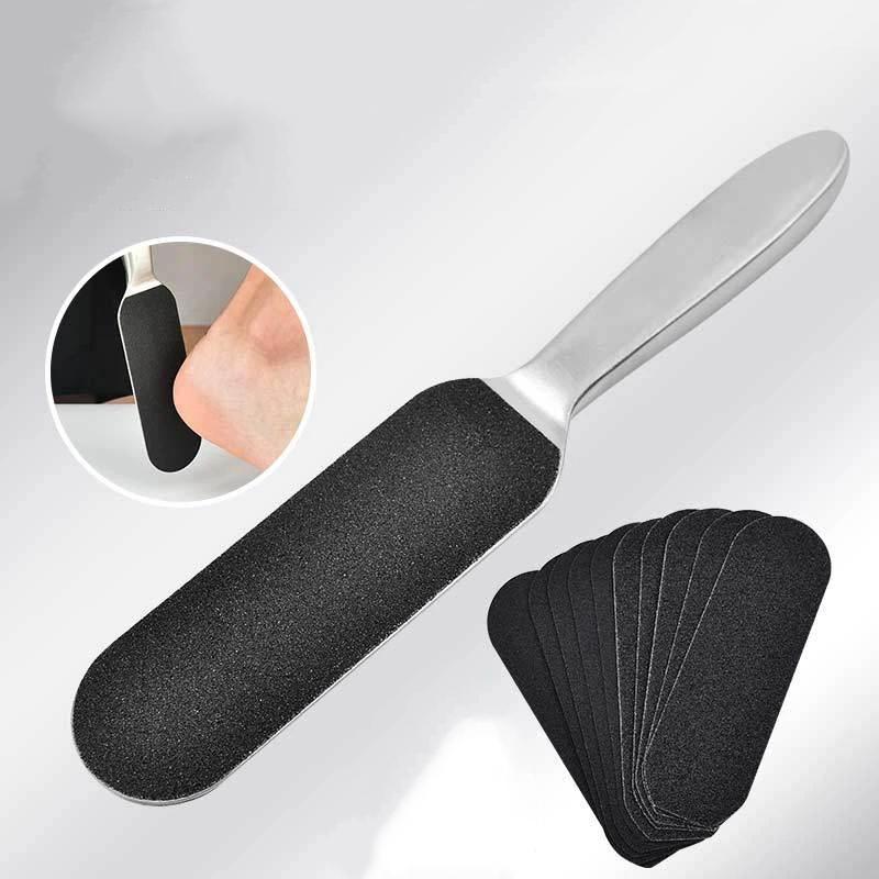 10/11Pcs Foot-Care-Tool Foot Files Replace Sanding Cloth Pedicure Feet Files File-Calluses-Remover Dead Skin Foot Rasp