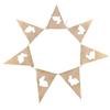 Rabbit Holiday Party Decoration Pull Flag Pennant 7pcs