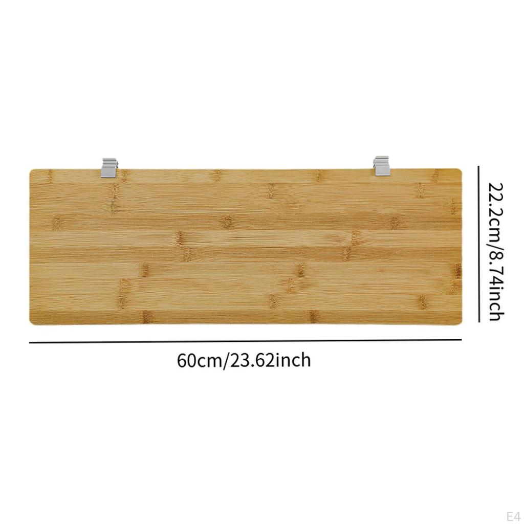 Bamboo Camping Table Extension for Grilling And RV Use