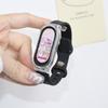 Hülle+Silikonarmband für Xiaomi Mi Band 9 Sport Gummiarmband Armband pulseira correa für Xiaomi Smart Band 9 NFC Zubehör