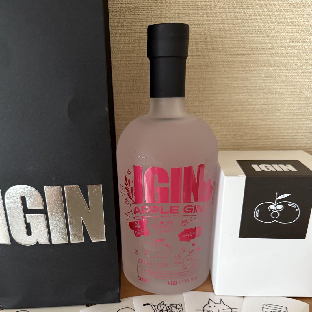 

[Б/У] Редкость!! BTS JIN IGIN Pop-up Limited Edition Розовый джин и стакан