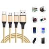 Multi Charging Cable USB C Splitter Cable 3 in 1 Fast Charging Cord with 2 Type C 1 MicroUSB Male Port for Phones Tablet