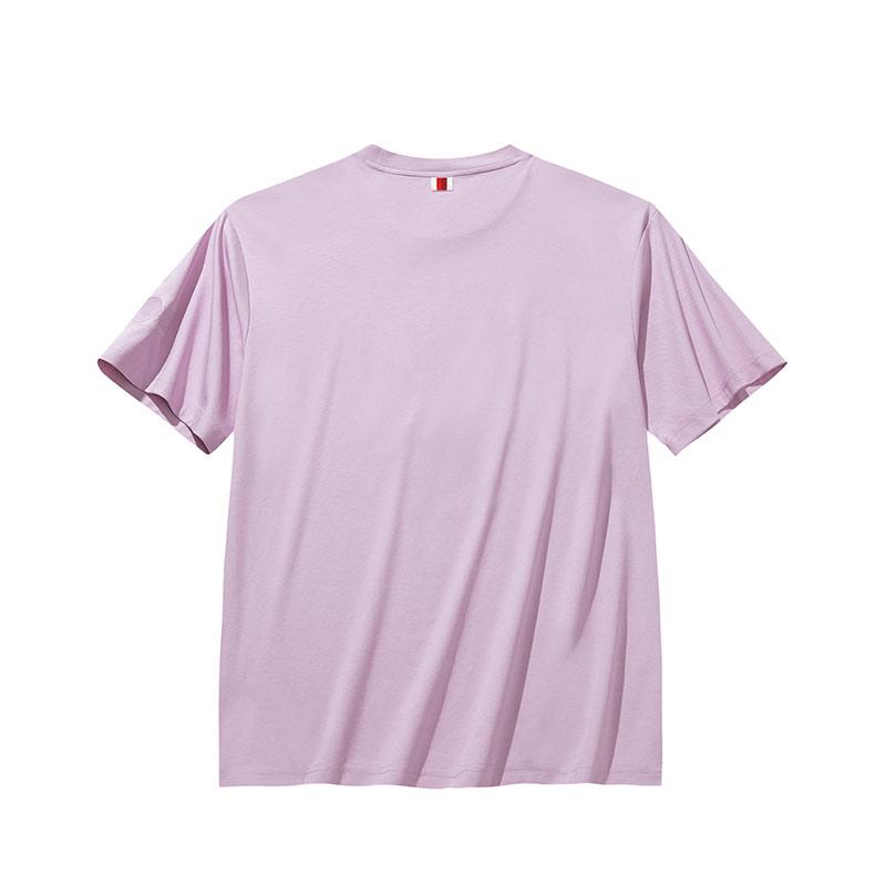 Anta Ling Long Tee Long Yun Dang Tou Purple Dragon T-Shirt Unisex Tops Pink 172438155R-2