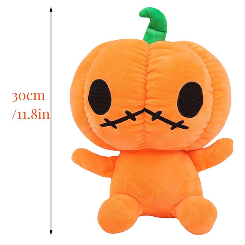 30cm Spooky Holiday Pumpkin Plush Toy Celebration Festival Cotton Gentle Pumpkin Stuffed Dolls designed for Children Spooky Holiday Xmas Birth Date