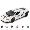 1:32 Scale Lambo LP770-4 Diecast Alloy Model Car Toy, Pull Back Vehicle with Sound and Light for Kids Adults Gift Collection