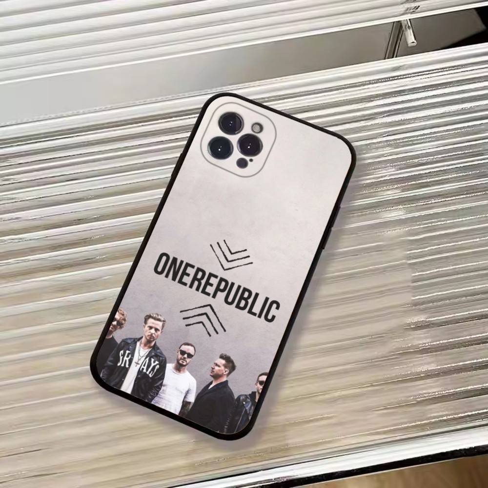 Rock B-Band OneRepublic Phone Case For iPhone 17, 16,15,14,13,12,11 Plus,Pro Max, Others Soft Black Cover