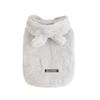 Classic Teddy Bear Plush Pet Costume with Bear Ears - Soft, Comfortable, Leather Tag for Small Dogs Like Chihuahuas.