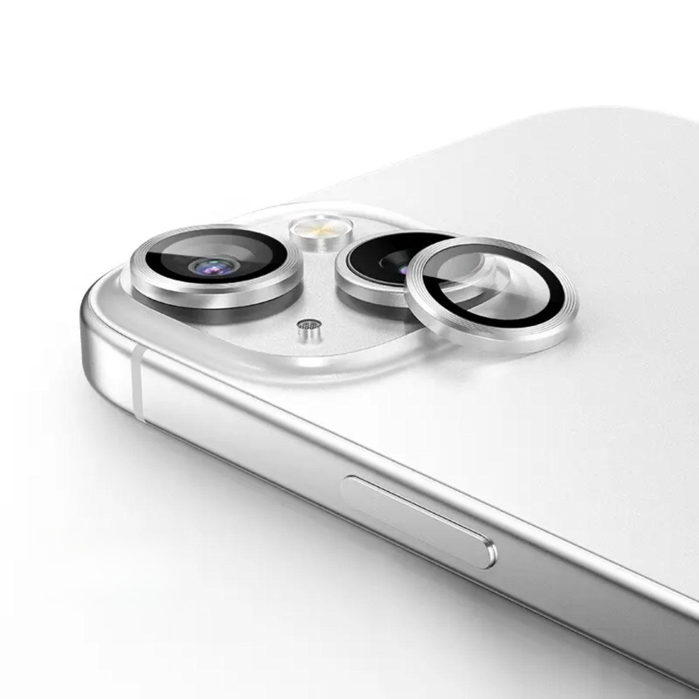 

Закаленная пленка для объектива для Apple iPhone16promax - задняя камера телефона, сверхпрозрачное стекло, устойчивое к царапинам, невидимое покрытие для iPhone16/15/14/13/12/11/Pro/Promax Apple 15[2 Pcs] серебряный