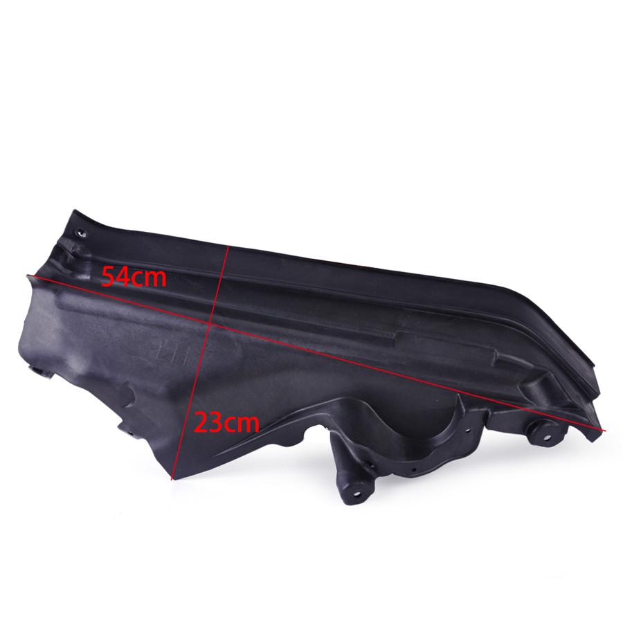 Bil 3x Motor Øvre Rom Skillevegg Panelsett Svart Plast for BMW X5 X6 E70 51717169419, 51717169420, 51717169421