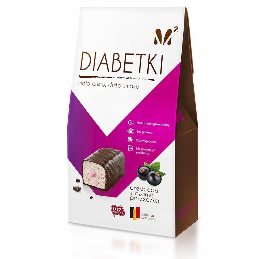 Blackcurrant Chocolates with Yogurt M2 Diabetki 100 G