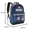 Plecak Szkolny Dwukomorowy Nasa Infinity Granatowy 30X41X18Cm