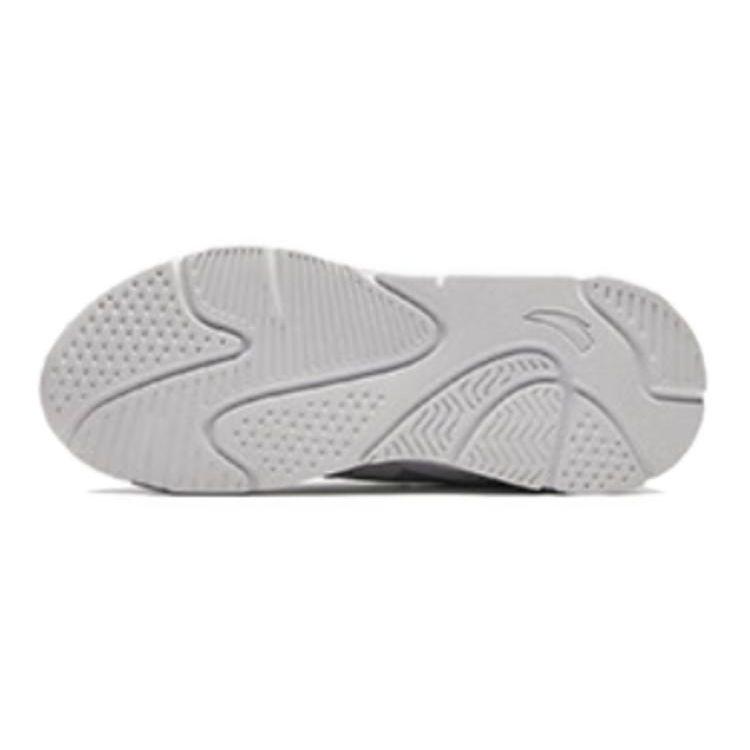 Anta Kids Breathable Durable Low-Top Running Shoes With Knob Design Kids sneaker White Gray A312418801H-3