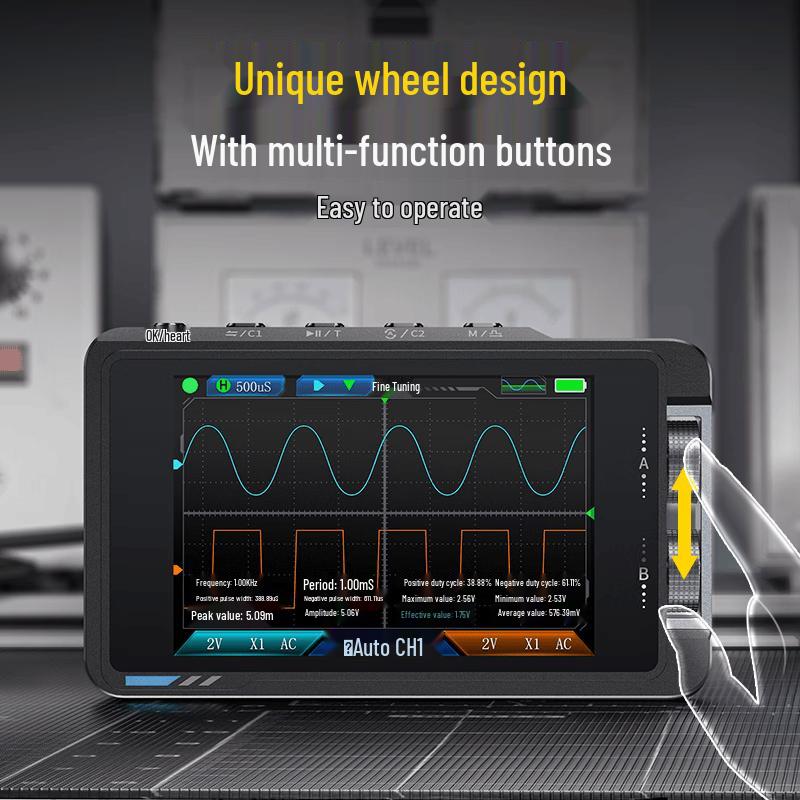 FNIRSI DS215H Dual-Channel Oscilloscope & Signal Generator (NC Version)