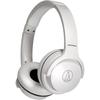 Audio-Technica ATH-S220BT WH Wireless Headphones, Bluetooth, Up To 60 Hours Playback, Fast Charging, Low Latency Mode, Multipoint Support, On-Ear Head