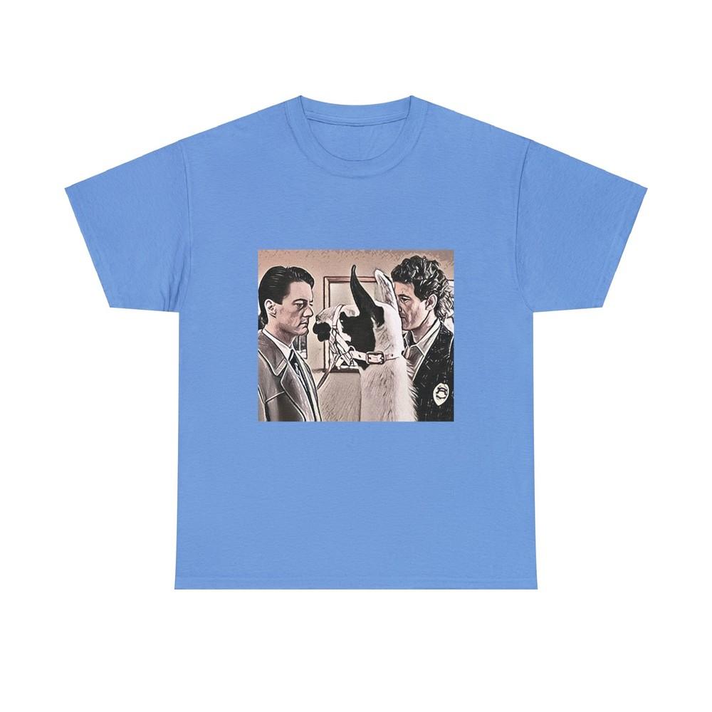 

Дейл Купер Твин Пикс Графический принт Круглый вырез Короткий рукав Унисекс Тяжелый хлопок Футболка M