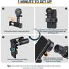 Upgrade Universal Cell Phone Adapter Bracket Clip Mount Soft Rubber Material For Binocular Monocular Spotting Scope Telescope
