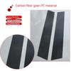 6Pcs Set Gloss Black Pillar Posts Window Decoration Cover Door Side Trim Sticker Fit for Chrysler 300/300C 2005-2010
