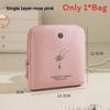 Premium Leather Jewelry Pouch With Dividers For Travel And Makeup Accessories