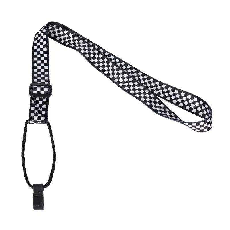 

Miwayer Ethnic Style Ukulele Strap Durable Adjustable Clip-on Hawaii Guitar Belt Sling Instrument Guitar Accessories черный белый