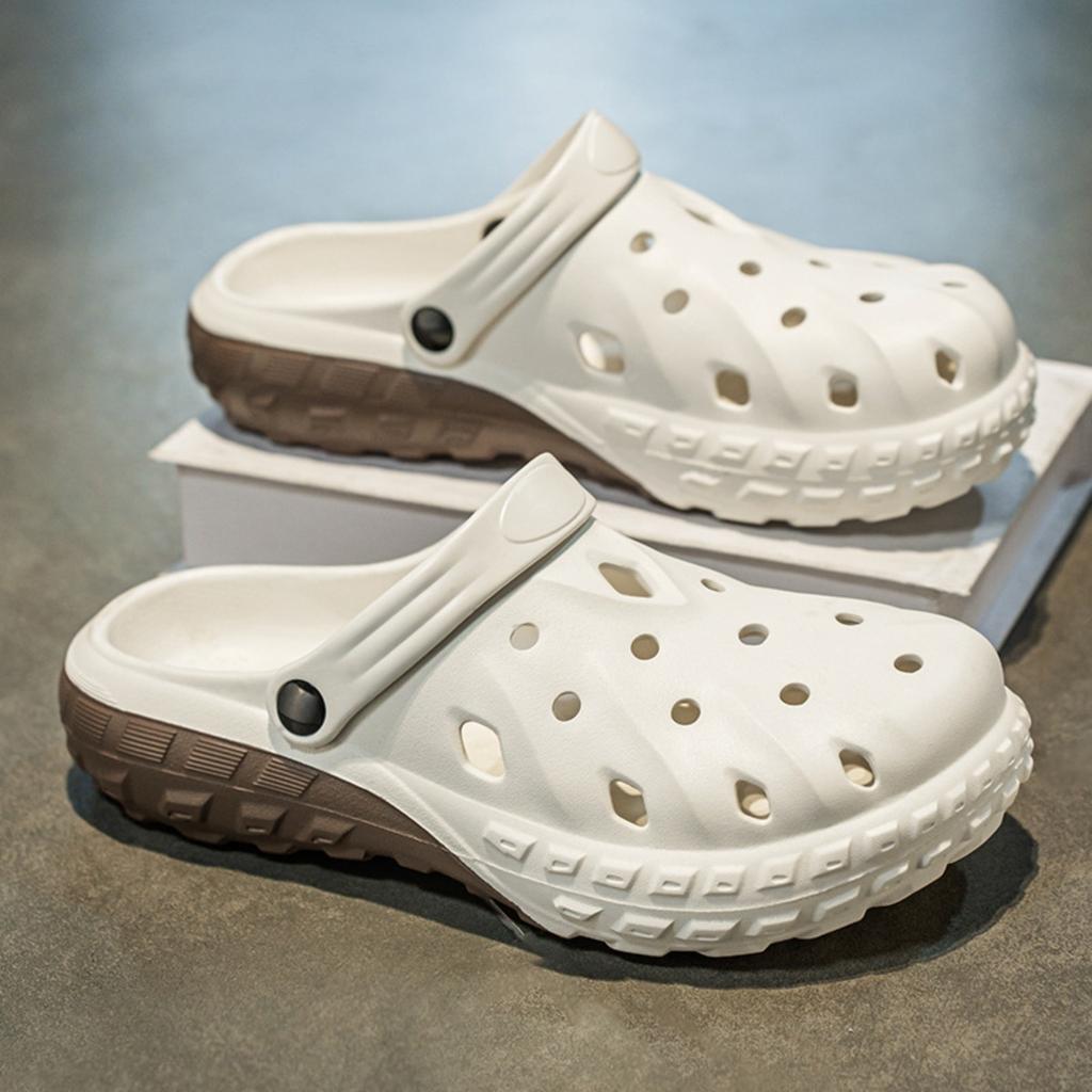 Men's, EVA Slippers, Thick Soled, Non Slip, Toe Over Slippers, Casual, Versatile, Beach Sandals
