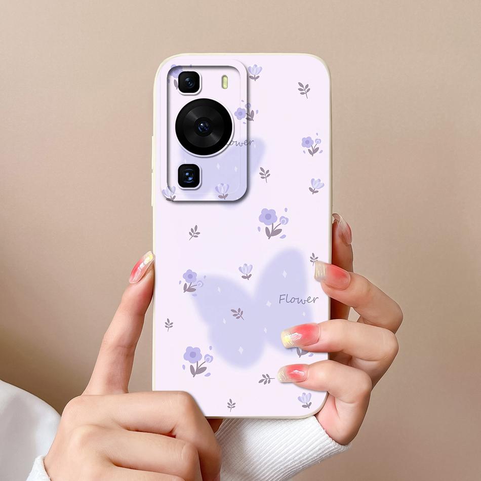 Für Huawei P60 Pro Art Handyhülle Süßes Design Weiche Flüssigsilikon-Rückabdeckung Für HuaweiP60 P 60 Anti-Drop Langlebiger Stoßfänger Funda