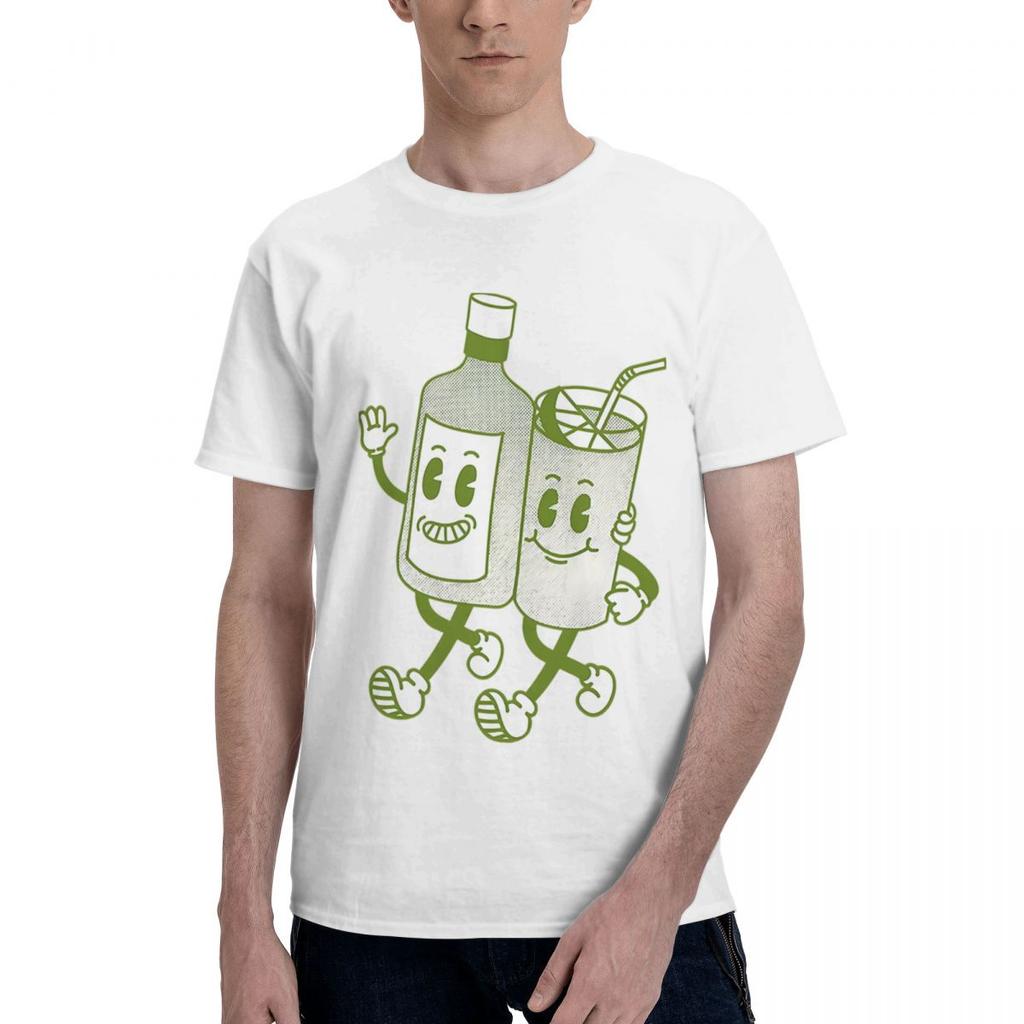 GIN AND TONIC Meme 100 Cotton Casual Breathable Confortable TShirt Mens Clothing Brands Men Clothes