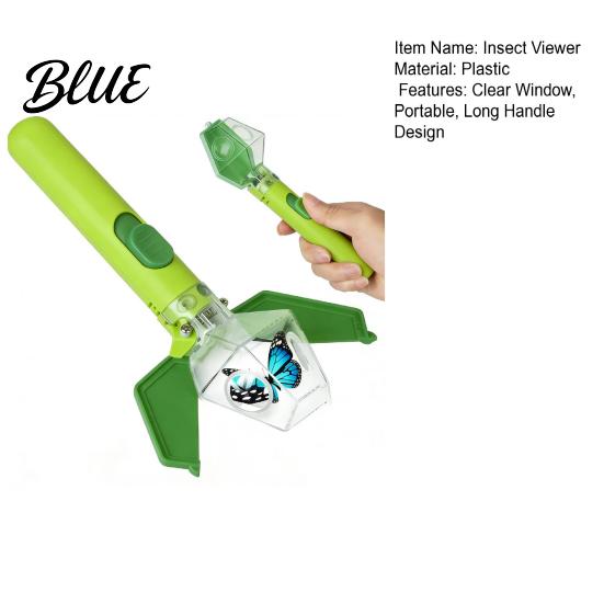 Insect Viewer Toy Handheld Catcher Clear Window Non-contact Quick Release Outdoor Exploration Spider Bee Butterfly Catching Tool with Magnifier Glass
