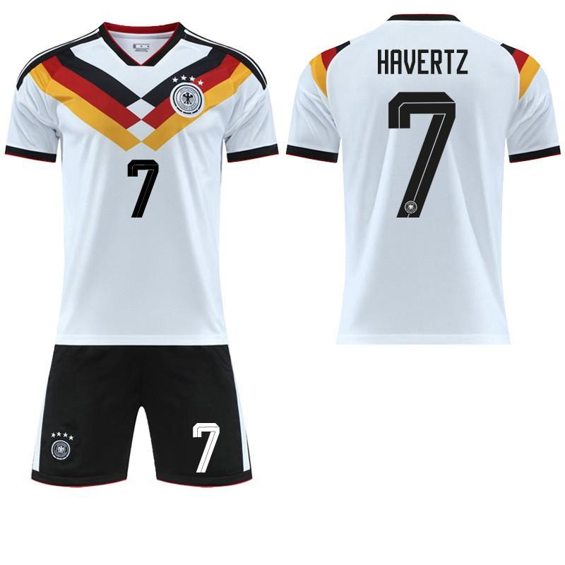 2627 Coupe du Monde Allemagne Domicile N°. 10 Musiara Jersey 7 Hafertz 8 Kross Costume Uniforme de Football Hommes