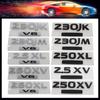3D Premium 2.5XL 2.5XV 230JK 230JM 250XL 250XV V6 Letters for Japan Car Engine Hood Fender Trunk Tail Rear Decal Emblem Badge Sticker