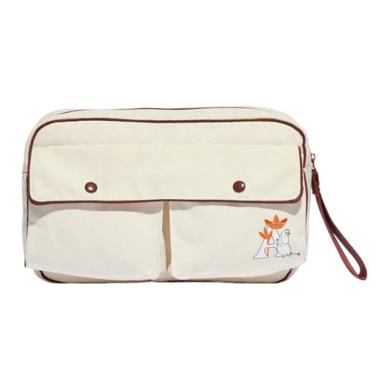 

Adidas Коллаборация Муми-тролли Поясная сумка из переработанного материала Обычная Женская Слоновая кость Adidas IC5285 слоновая кость