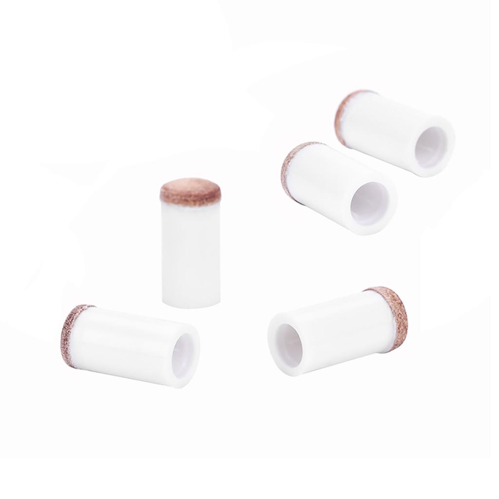 10pcs Billiards Snooker Pool Cue Pole Tip Replacement Parts Tackle Accessory (11mm)