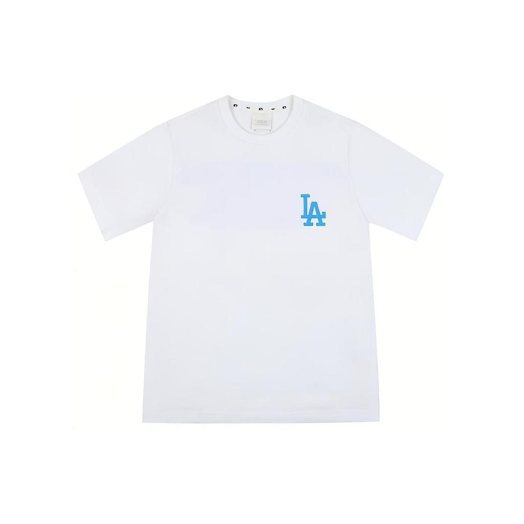 MLB Los Angeles Dodgers T Shirts Unisex White Crew Neck Moderate Straight Fit 31TS04031-07W