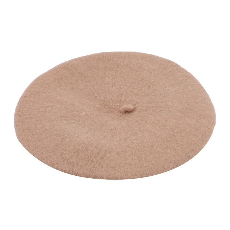 Winter Warm Faux Wool Beret Vintage Unisex Women Girls French Artist Beanie Hat Cap Kawaii Flat Top Caps Warmers 11 Colors