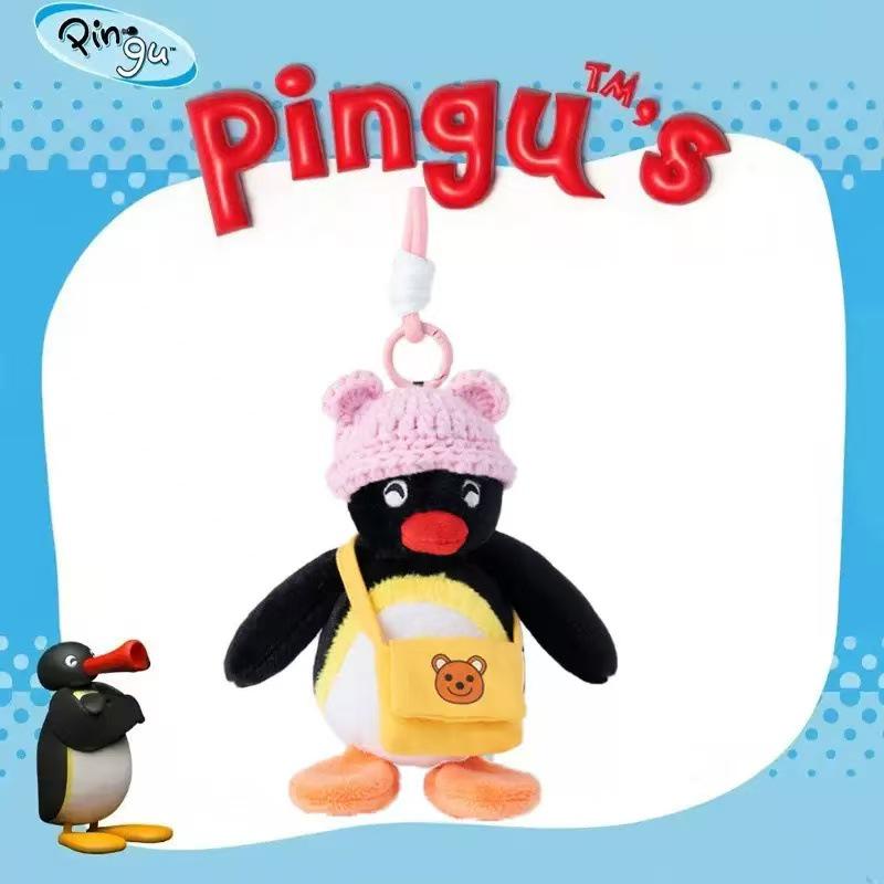 Portachiavi Peluche Pinguino Originale Bambola Ornamento per Zaini