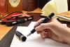 Pent Symphony Adagio Silent Fountain F Pen House Original "Contemplative Night" Pen, (Fine Nib),