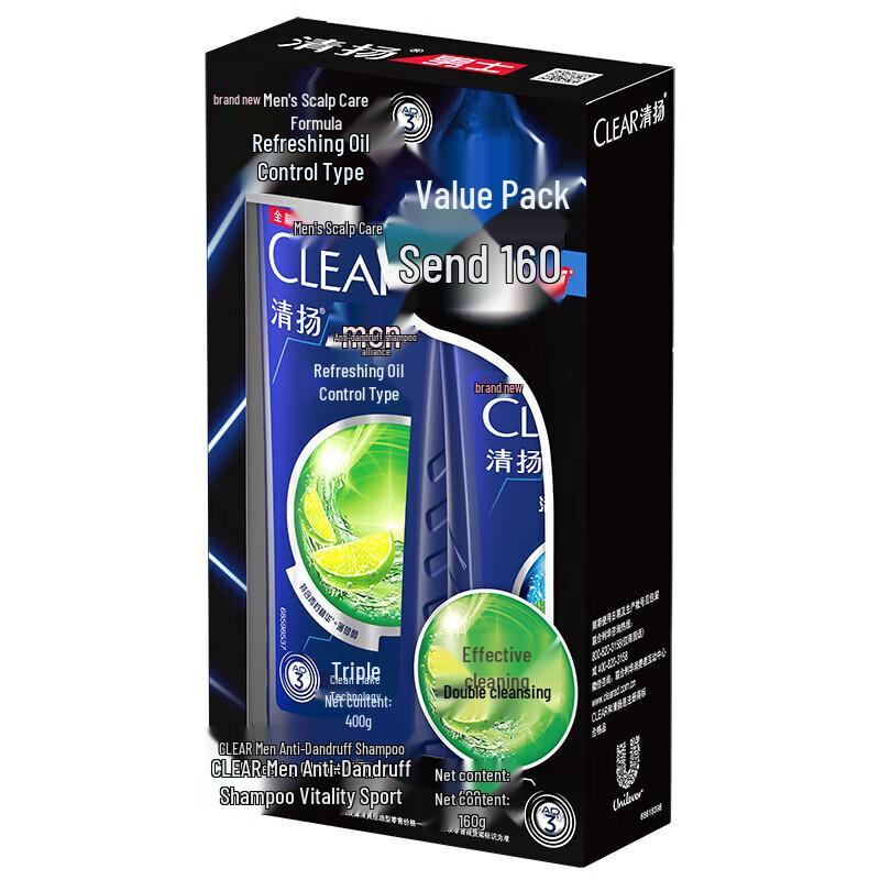 Clear Men Anti-Dandruff Refreshing Oil Control Shampoo
