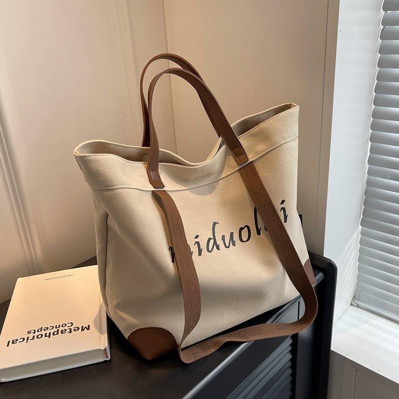 Stylish And Versatile Canvas Tote Bag For Women With Magnetic Closure And Spacious Design