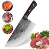 Meat Cleaver Knife, Handmade Forged Chopper Knife Kitchen Traditional Chopping Cleaver Knives Household Chef Slicing Cutlery