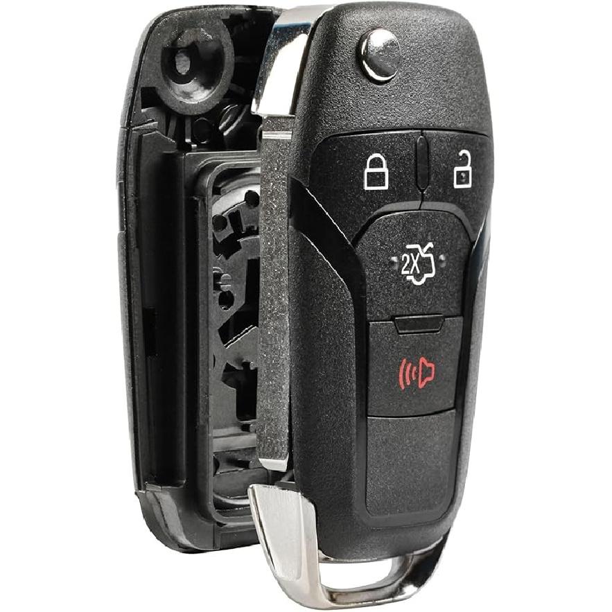 fits 2013-2016 Ford Fusion Remote Key Fob Shell Case (N5F-A08TAA) f-fus-flip-case
