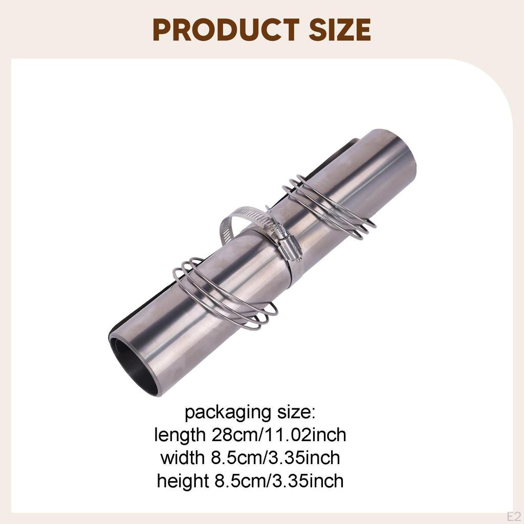 Stove Pipe Lightweight Stainless Steel Tent Accessories Flue for Outdoor