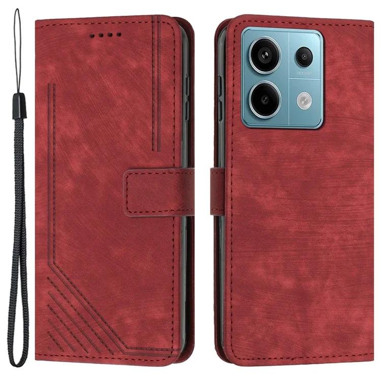 

Для Xiaomi Redmi Note 13 Pro 4G / Poco M6 Pro 4G чехол кожаный сенсорный чехол для телефона