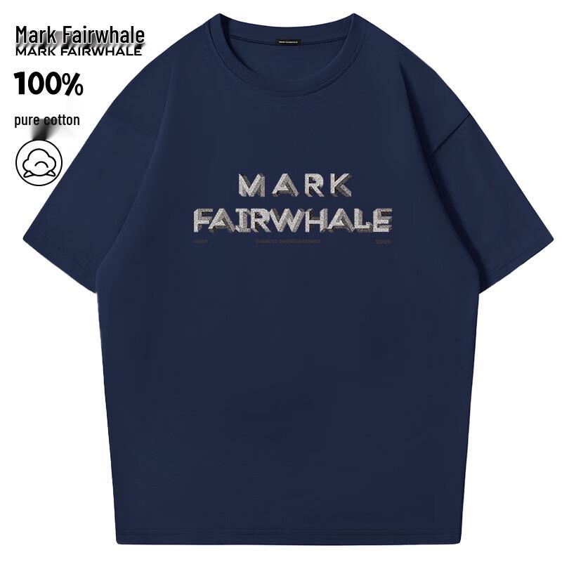 Mark Hua Fei Men's Retro Trendy Cotton T-Shirt