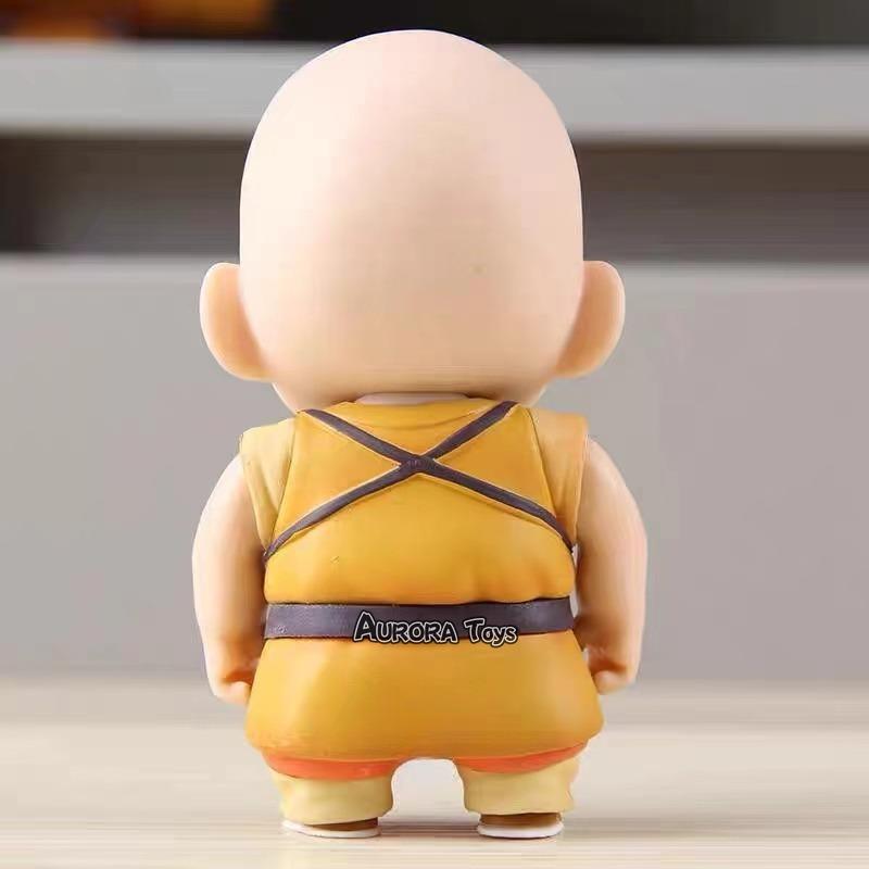 Anime Dragon Ball Son Goku Anime Figures Krillin Fuguire Childhood Cute Models PVC Statue Desk Ornaments Collection Toys Gifts