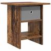 Nightstand with Drawers Reclaimed Wood Look 41 X 40 X 45 Cm Engineered Wood