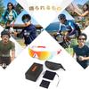 BEACOOL Sportsonnenbrille mit polarisierten Gläsern für und UV400 TAC TR90 Gläser für Herren und Unisex-Sonnenbrille für Sicherheit und Radfahren, Wandern, Angeln,